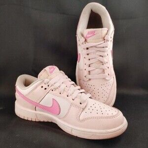 Nike Dunk Low Triple Pink Sneakers Women's Leather DH9756-600 2022 Size 6.5